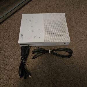 White Xbox Console with Cables